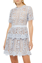 Guipure Lace Mini Dress